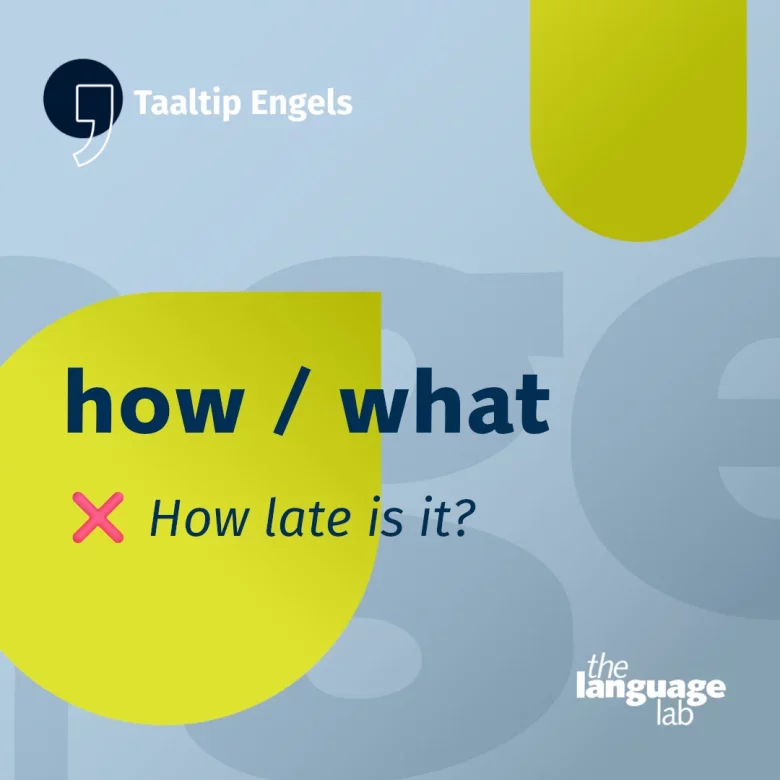 Taaltip Engels